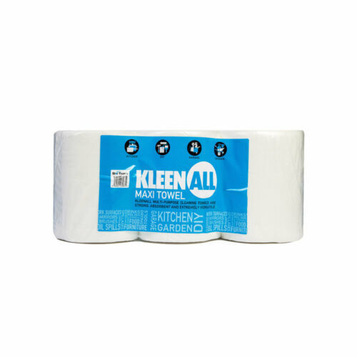Kleen All White Wiper Paper Towel Kitchen Roll 2 ply (1x6) K-ALL - Premium Quality Tissue Online - Product Image Kleen All White Wiper Paper Towel Kitchen Roll 2 ply (1x6) K-ALL - Premium Quality Tissue Online - Product Image